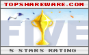 5 out of 5 Stars from Topshareware.com